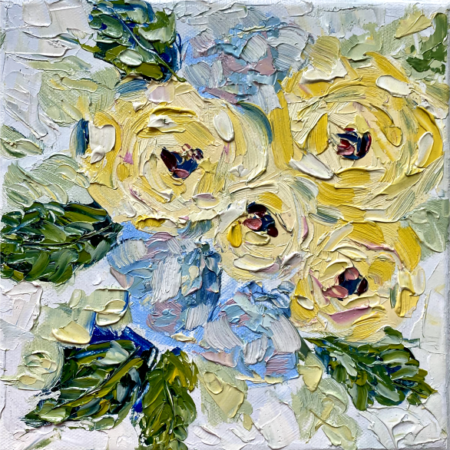 Flower Oil painting 2 1